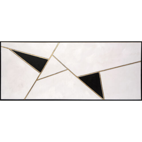Geometric Relation 72 X 30 inch Hand Painted Art